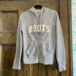 Vintage Roots Salt and Pepper Zip Up Hoodie